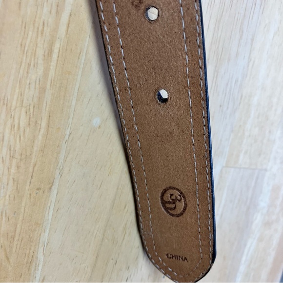 3D Purple Zebra Print Studded Leather Belt- Large - Picture 9 of 10